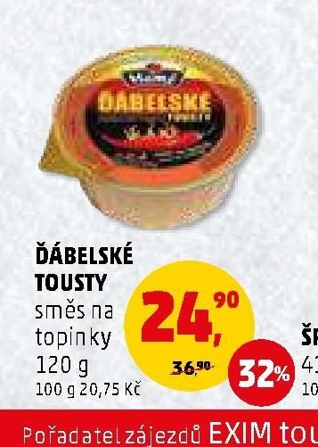Ďábelské tousty 120 g