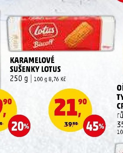 KARAMELOVÉ SUŠENKY LOTUS 250 g