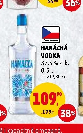 Hanácká vodka 0,5 l