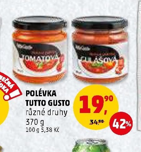 POLÉVKA TUTTO GUSTO různé druhy 370 g