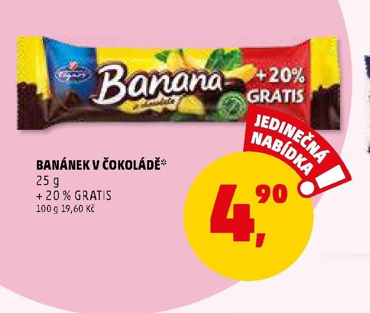 BANÁNEK V ČOKOLÁDĚ
