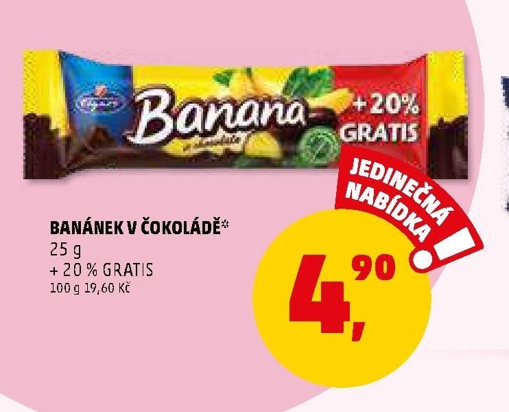 BANÁNEK V ČOKOLÁDĚ