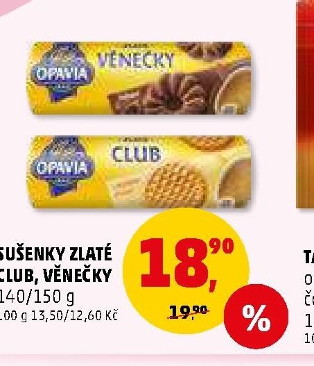 SUŠENKY ZLATÉ CLUB, VĚNEČKY