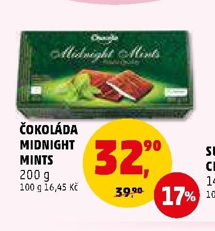 ČOKOLÁDA MIDNIGHT MINTS