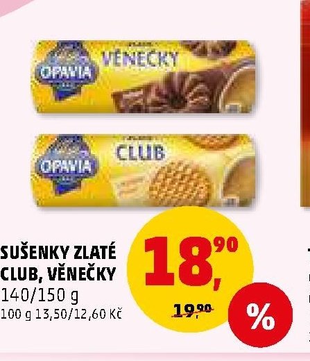 SUŠENKY ZLATÉ CLUB, VĚNEČKY