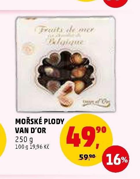 MOŘSKÉ PLODY VAN D'OR