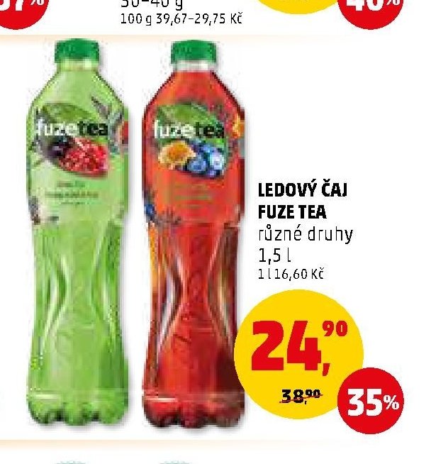Ledový čaj Fuze Tea různé druhy