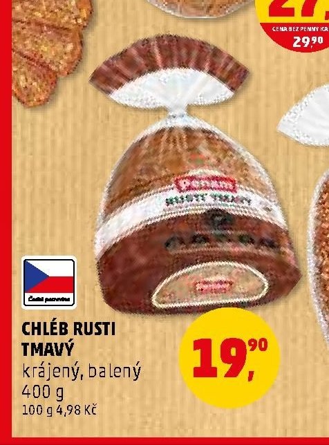 CHLÉB RUSTI TMAVÝ