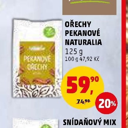 Ořechy pekanové Naturalia