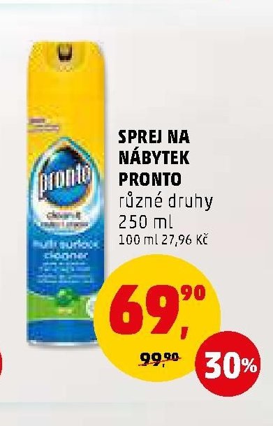 SPREJ NA NÁBYTEK PRONTO různé druhy 250 ml