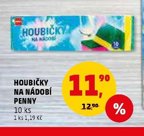 HOUBIČKY NA NÁDOBÍ PENNY 10 ks