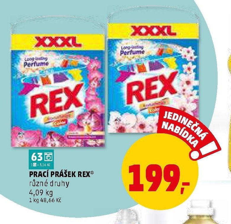 PRACÍ PRÁŠEK REX