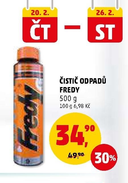 ČISTIČ ODPADŮ FREDY
