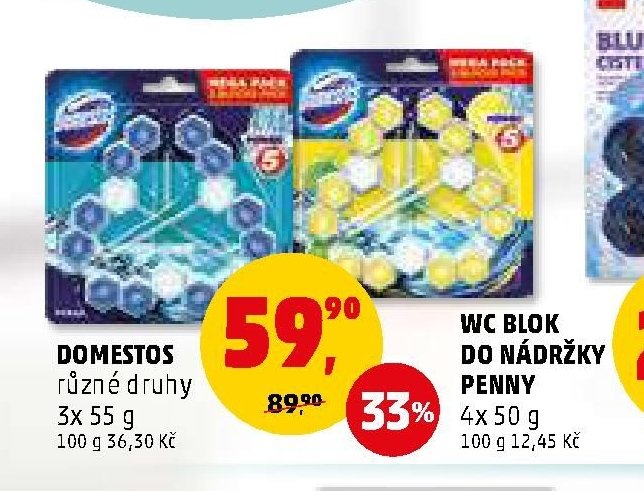 DOMESTOS různé druhy 3x 55 g