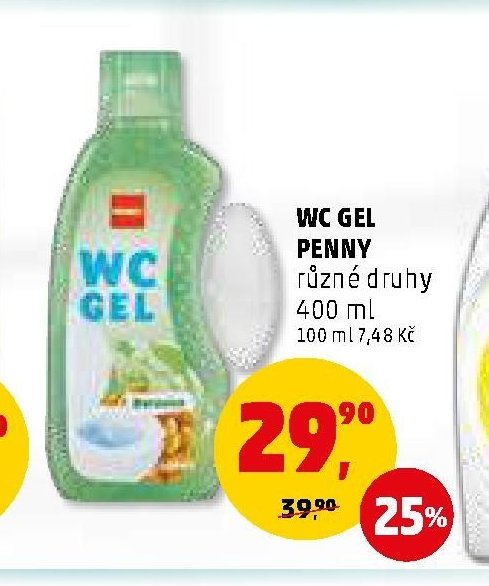 WC GEL PENNY různé druhy 400 ml