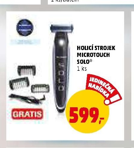 HOLICÍ STROJEK MICROTOUCH SOLO