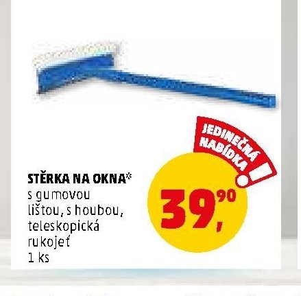 STĚRKA NA OKNA