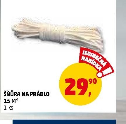 ŠŇŮRA NA PRÁDLO 15 M
