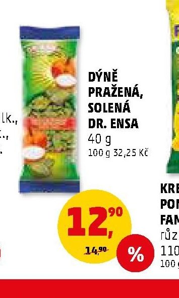DÝNĚ PRAŽENÁ, SOLENÁ DR. ENSA 40 g