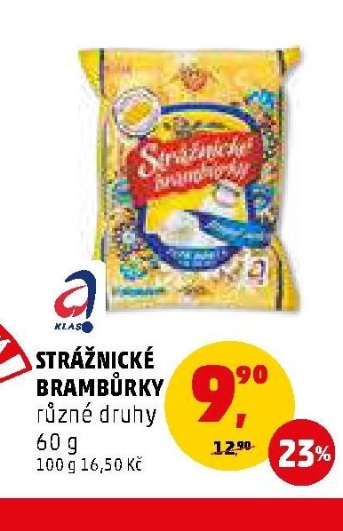 STRÁŽNICKÉ BRAMBŮRKY různé druhy 60 g