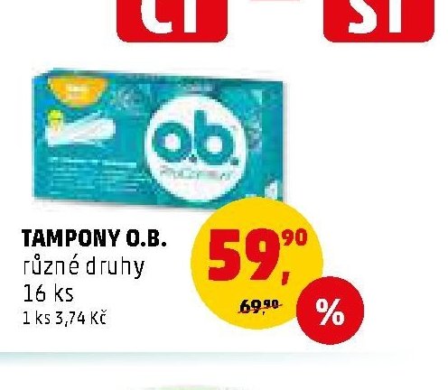 TAMPONY O.B.