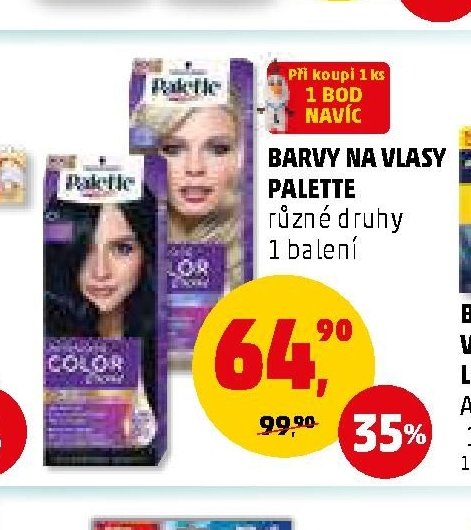 BARVY NA VLASY PALETTE