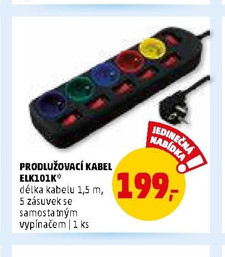 PRODLUŽOVACÍ KABEL ELK101K