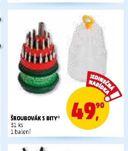 ŠROUBOVÁK S BITY