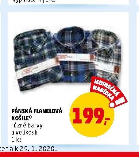 PÁNSKÁ FLANELOVÁ KOŠILE