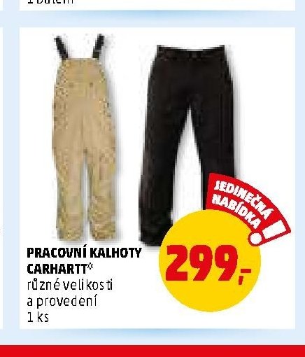 PRACOVNÍ KALHOTY CARHARTT