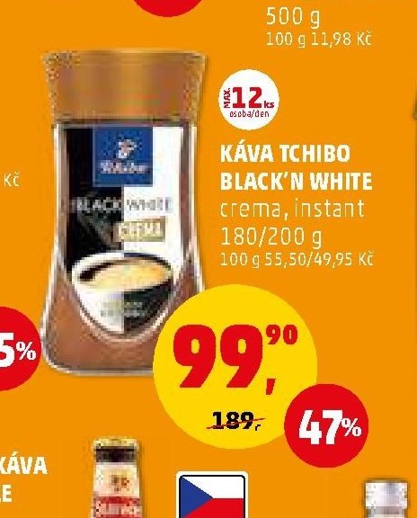 Káva Tchibo Black'n White