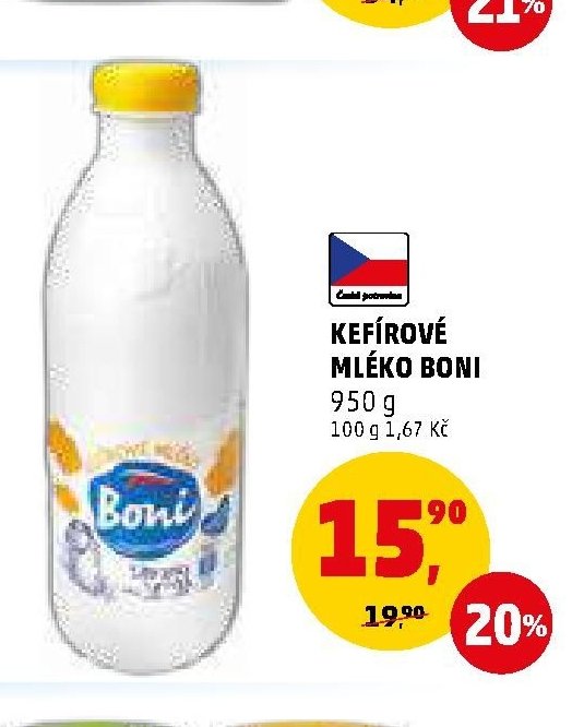 Kefírové mléko Boni