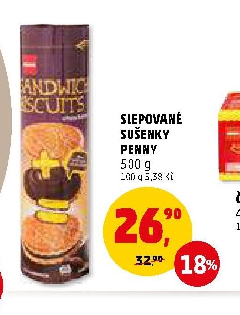 SLEPOVANÉ SUŠENKY PENNY
