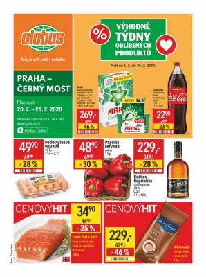 akční leták Globus 20.2.2020-26.2.2020