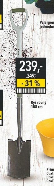 Rýč rovný 108 cm