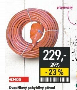Dvoužilový pohyblivý přívod