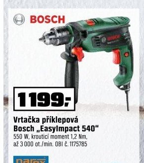 Vrtačka příklepová Bosch „EasyImpact 540“