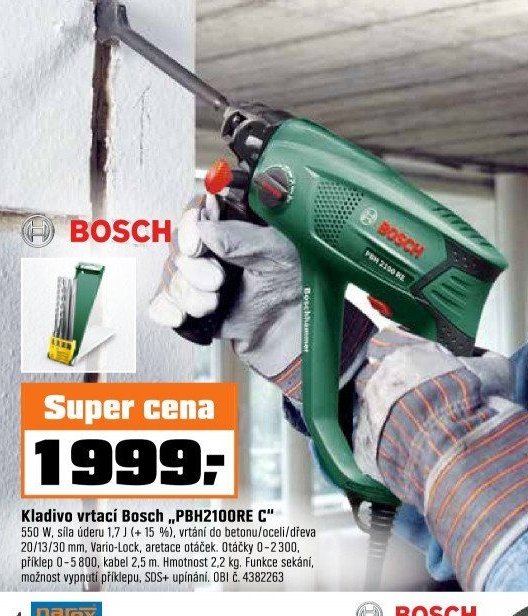 Kladivo vrtací Bosch „PBH2100RE C“