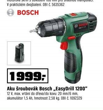 Aku šroubovák Bosch „EasyDrill 1200“