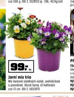 Jarní mix trio