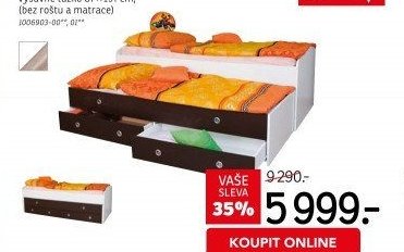 Postel Patrik (výsuvné lůžko) - ASKO akcniletaky.com