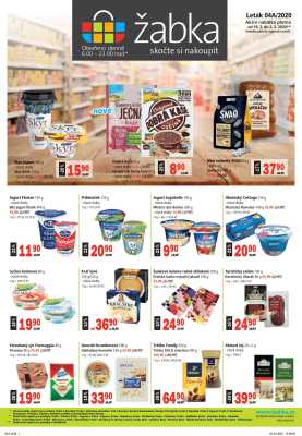akční leták Žabka 19.2.2020-3.3.2020