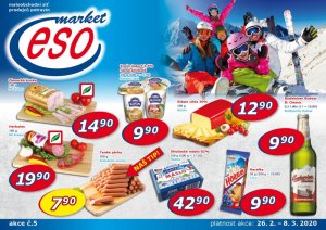 akční leták ESO MARKET 26.2.2020-8.3.2020