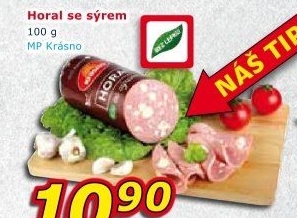 Salám Horal se sýrem Krásno
