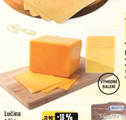 Cheddar plátky