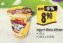 Jogurt Olma dětem