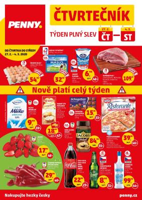 akční leták Penny Market 27.2.2020-3.3.2020