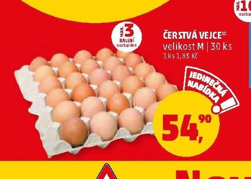 ČERSTVÁ VEJCE