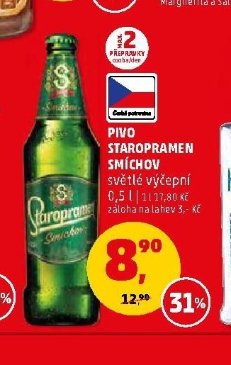 PIVO STAROPRAMEN SMÍCHOV