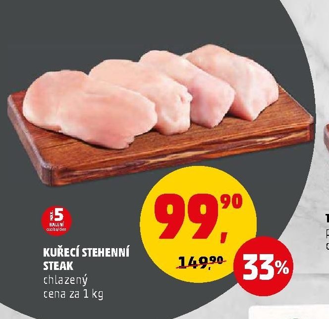 KUŘECÍ STEHENNÍ STEAK